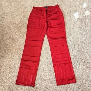 Bebe Red Dressy Pants